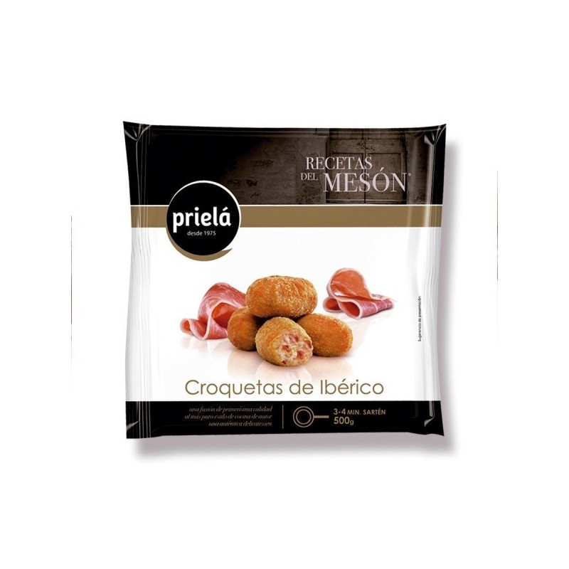 PRIELÁ CROQUETAS DE JAMÓN IBÉRICO 500 GR