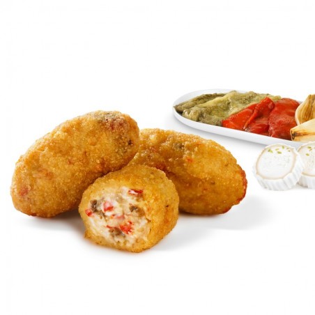 PRIELÁ CROQUETAS DE VERDURAS Y QUESO DE CABRA BOLSA DE 500 GR
