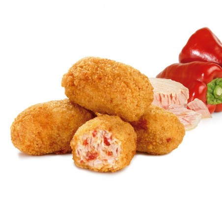 CROQUETAS DE ATÚN Y PIQUILLO BOLSA DE 500 GR