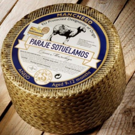 VEGA SOTUELAMOS QUESO DE  OVEJA MANCHEGO AÑEJO D.O 15 MESES AL CORTE