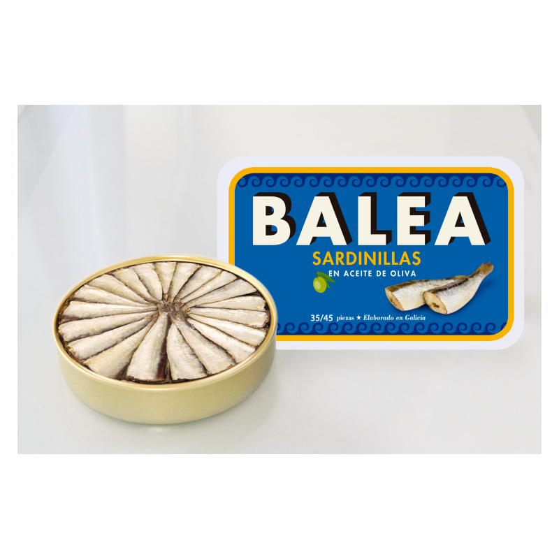 BALEA SARDINILLAS ACEITE DE OLIVA 35/45 PZ  266 gr