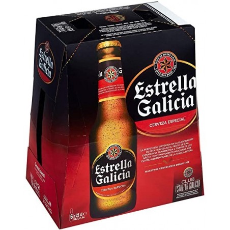 ESTRELLA GALICIA CERVEZA 25 CL PACK 6 BOTELLINES