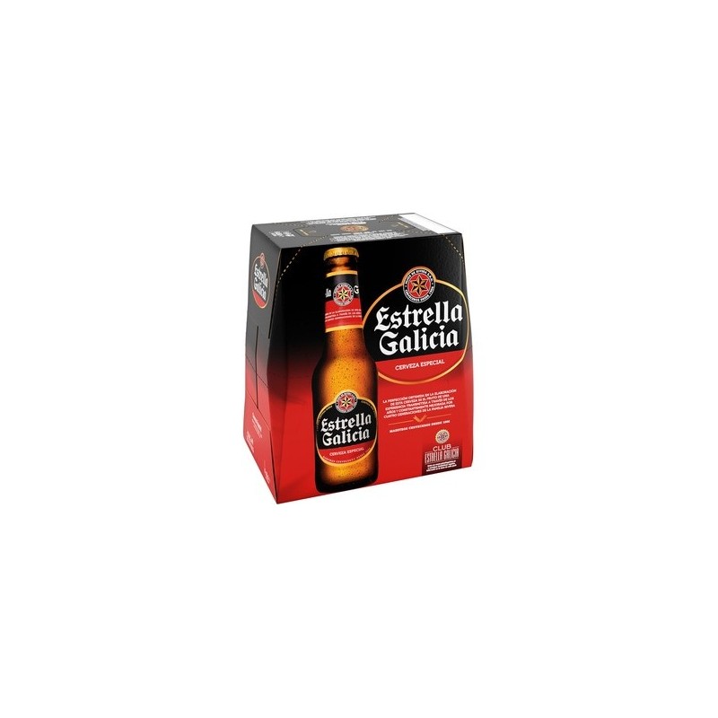 ESTRELLA GALICIA CERVEZA 33 CL PACK 6