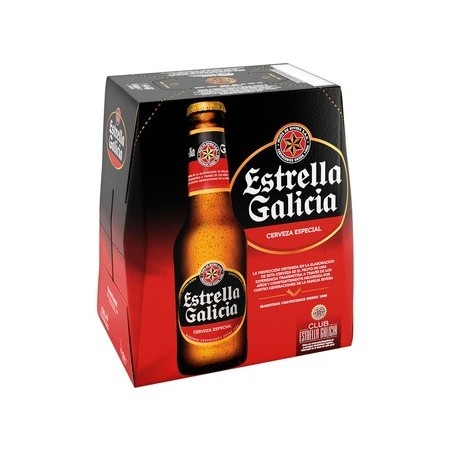 ESTRELLA GALICIA CERVEZA 33 CL PACK 6