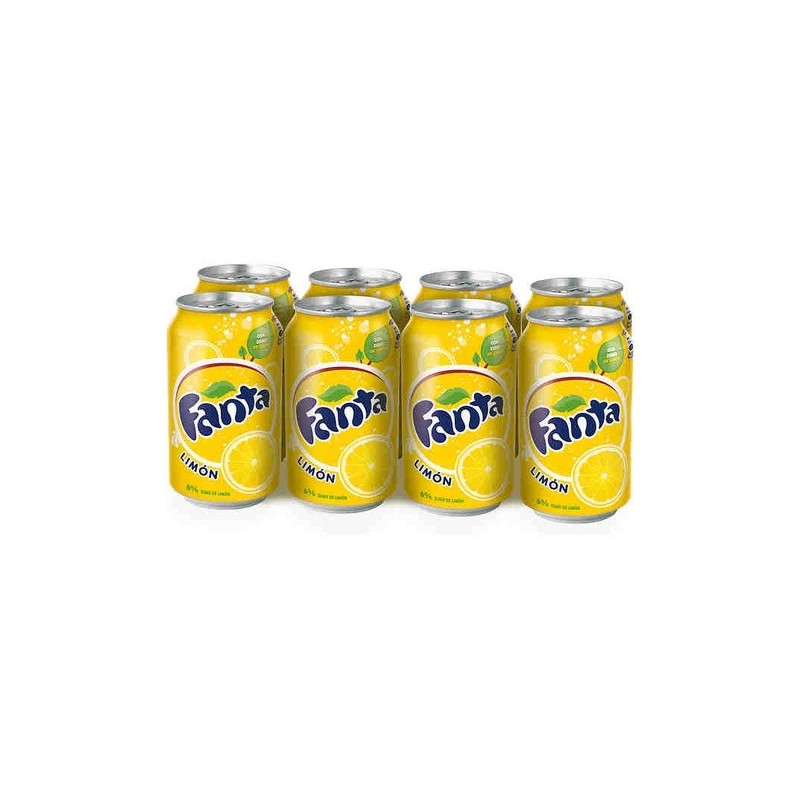 REFRESCO FANTA LIMÓN LATA 33CL-(PACK8)