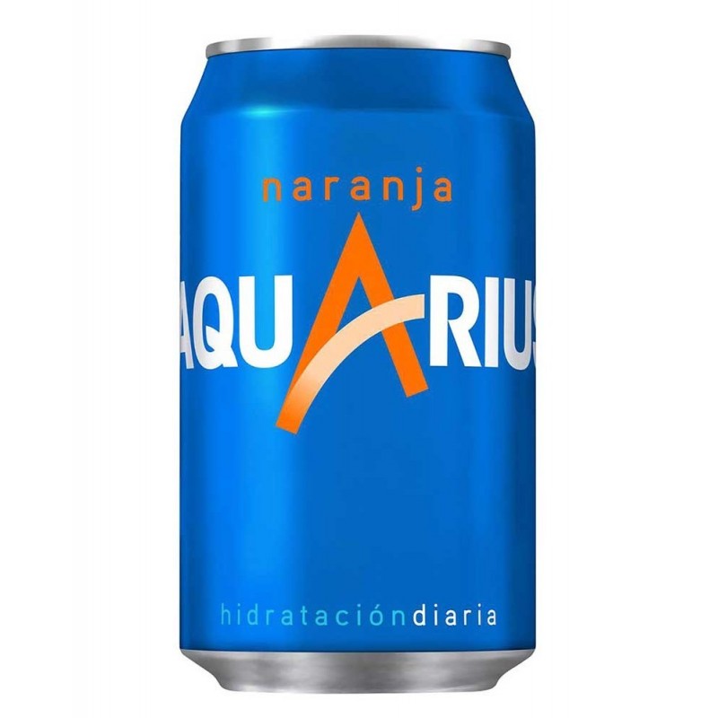 REFRESCO AQUARIUS NARANJA LATA 33 CL