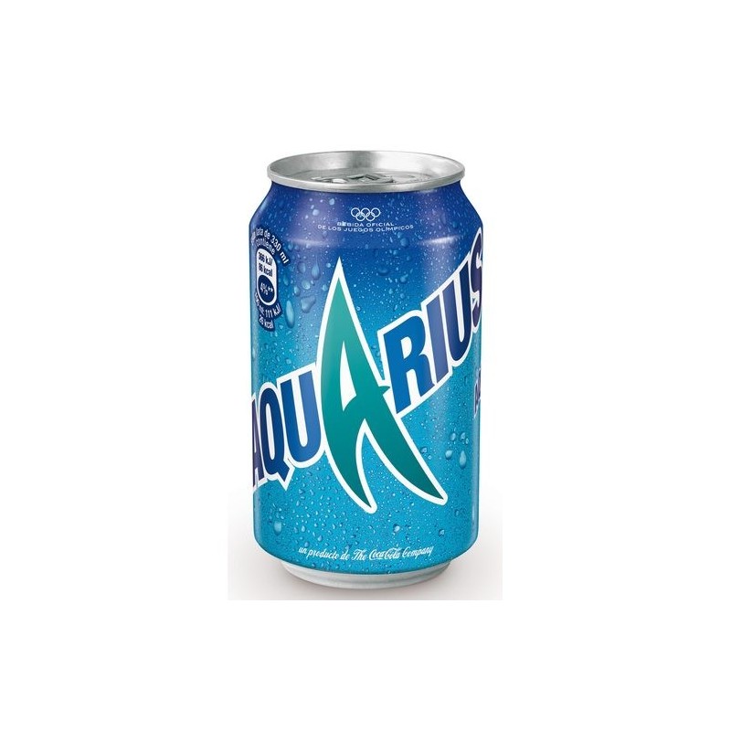 REFRESCO AQUARIUS LIMÓN LATA 33 CL