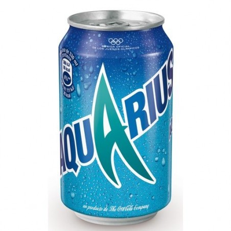 REFRESCO AQUARIUS LIMÓN LATA 33 CL