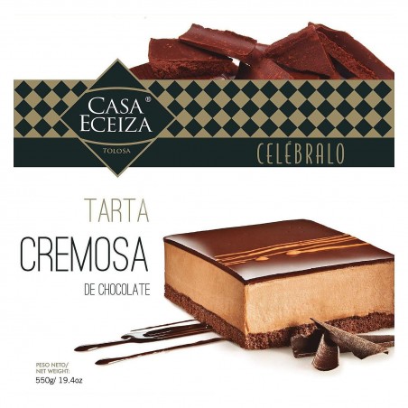CASA ECEIZA TARTA CREMOSA DE CHOCOLATE 550 GR