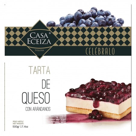 CASA ECEIZA TARTA DE QUESO CON ARÁNDANOS 550 GR