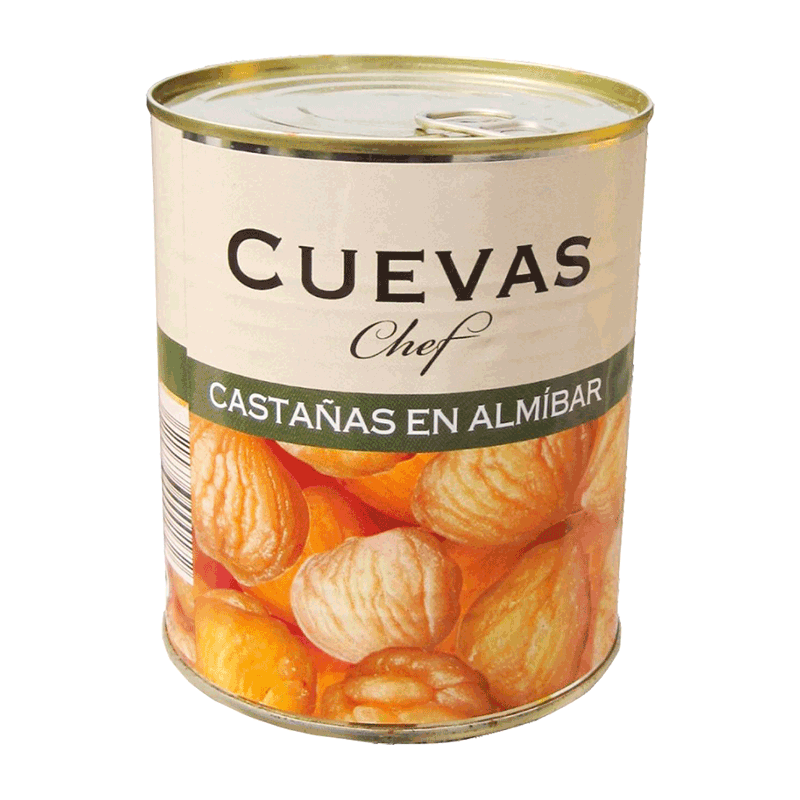 CUEVAS CASTAÑAS EN ALMIBAR LIGERO 640 gr
