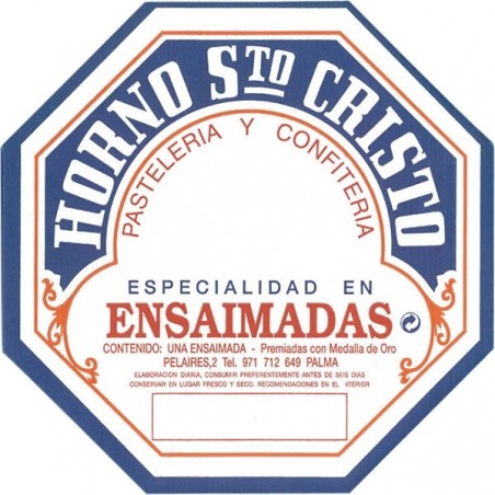 SANTO CRISTO ENSAIMADA DE MALLORCA CON CREMA 380 GR