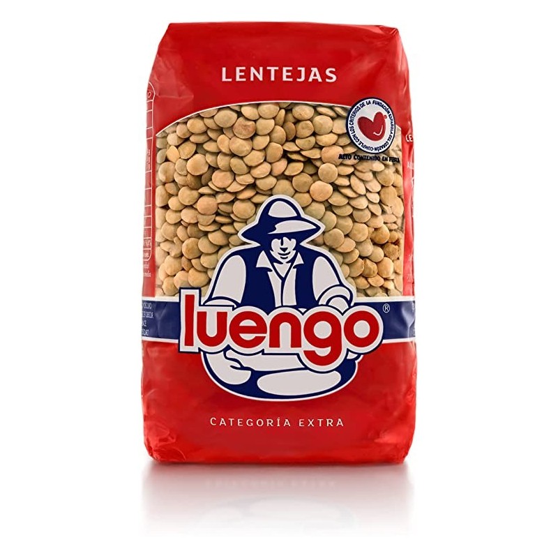 LUENGO LENTEJA PARDINA EXTRA 500 gr