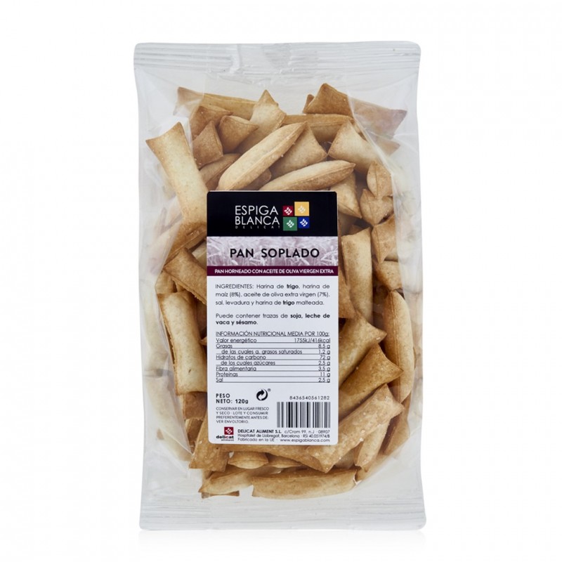 ESPIGA BLANCA PAN SOPLAO 120 gr