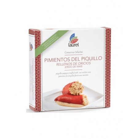 CONSERVAS LAUREL PIMIENTOS DE PIQUILLO RELLENOS DE ERIZOS 270 gr