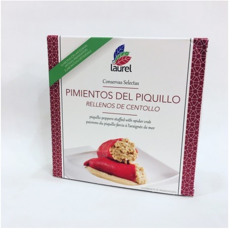 CONSERVAS LAUREL PIMIENTOS DE PIQUILLO RELLENOS DE CENTOLLO 270 gr