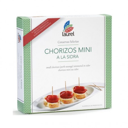 CONSERVAS LAUREL CHORICITOS MINI A LA SIDRA LATA 265 GR
