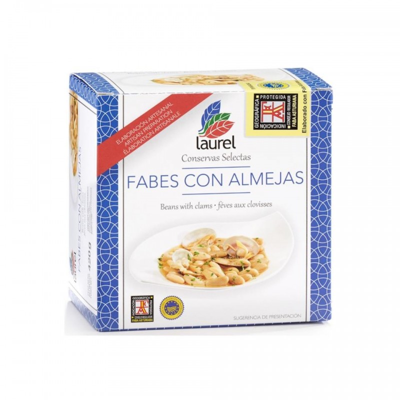 CONSERVAS LAUREL FABES CON ALMEJAS...