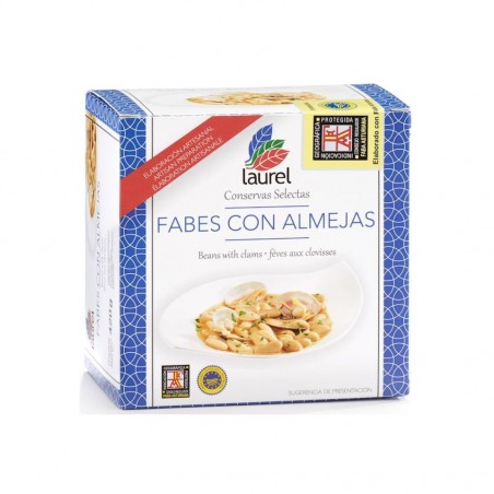 CONSERVAS LAUREL FABES CON ALMEJAS 420 GR