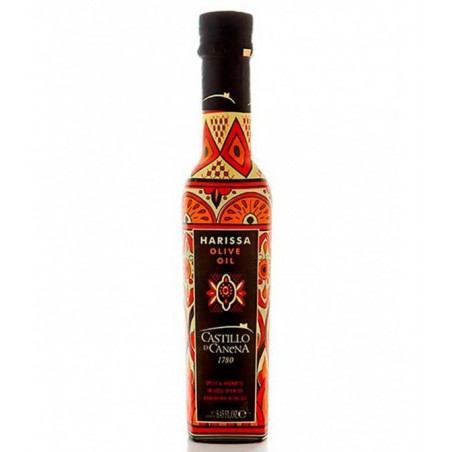 CASTILLO DE CANENA ACEITE DE OLIVA ARBEQUINA CON HARISSA 250 CL