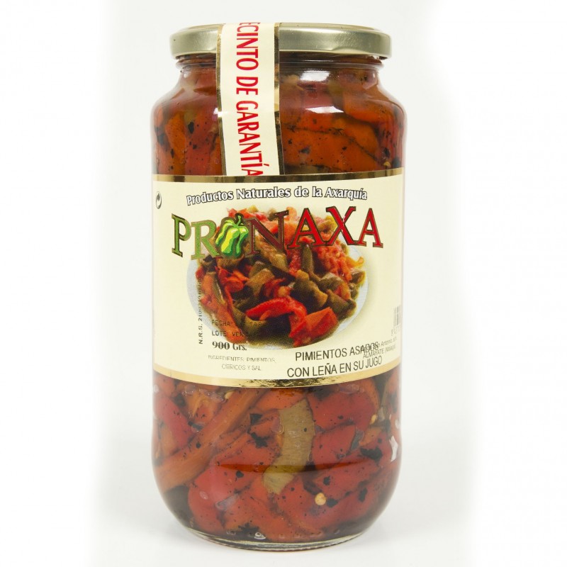PRONAXA PIMIENTOS ASADOS CON LEÑA EN...