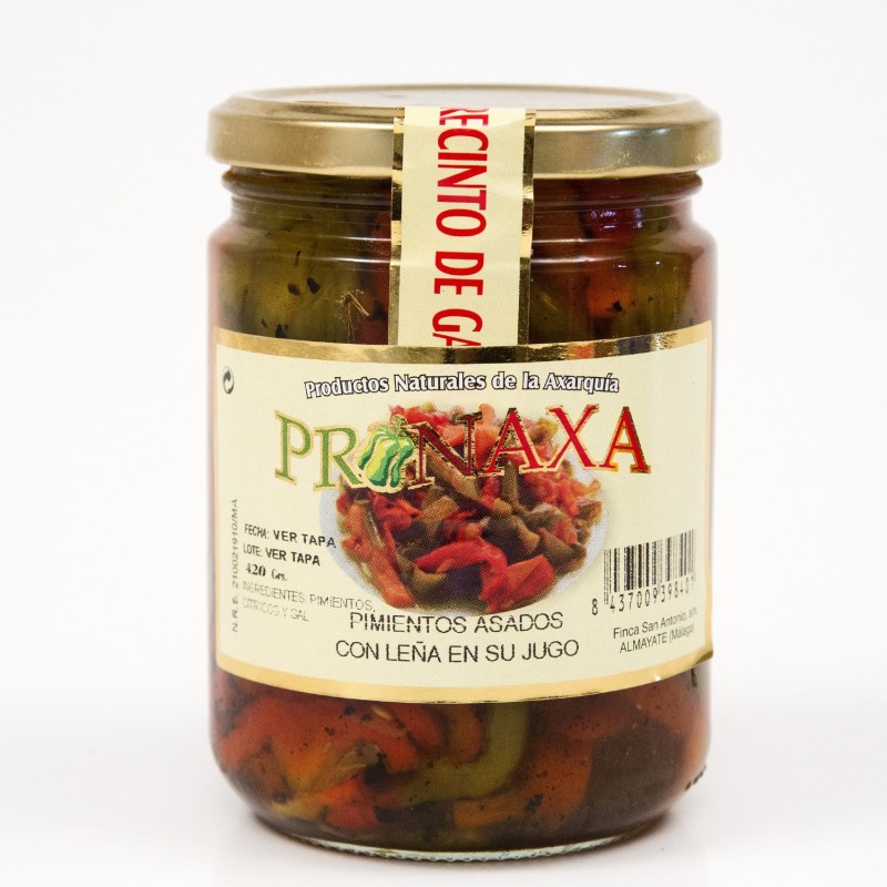 PRONAXA PIMIENTOS ASADOS CON LEÑA EN...