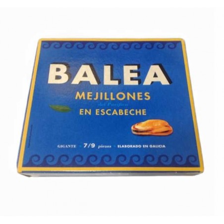 BALEA MEJILLONES DEL PACÍFICO EN ESCABECHE 7/9 PZ RO-280 gr