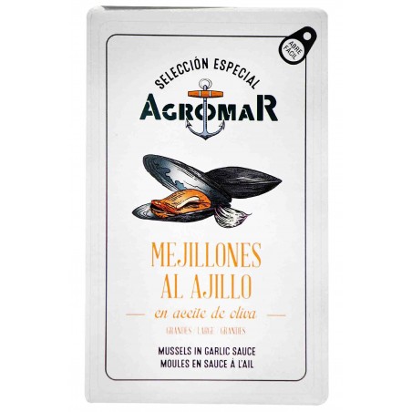 AGROMAR MEJILLONES RÍAS GALLEGAS AL AJILLO 12/16 Pz 114 gr