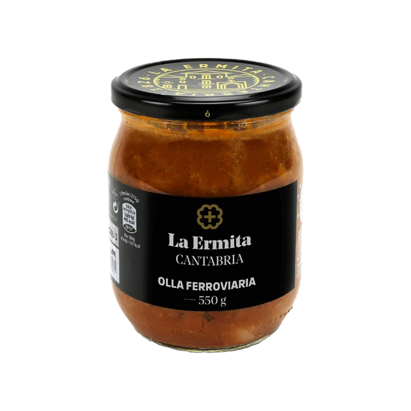 LA ERMITA OLLA FERROVIARIA VIDRIO 550 gr