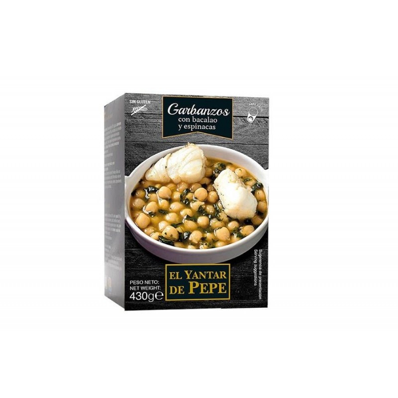 EL YANTAR DE PEPE GARBANZOS CON BACALAO 430 gr