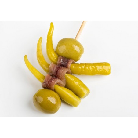ALBIZABAL BLISTER DE 6 GILDAS DE ANCHOAS 160 gr
