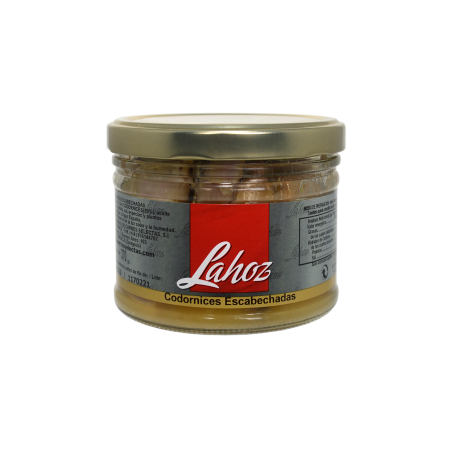 LA HOZ 2 CODORNICES ESCABECHADAS TARRO DE VIDRIO  330 GR
