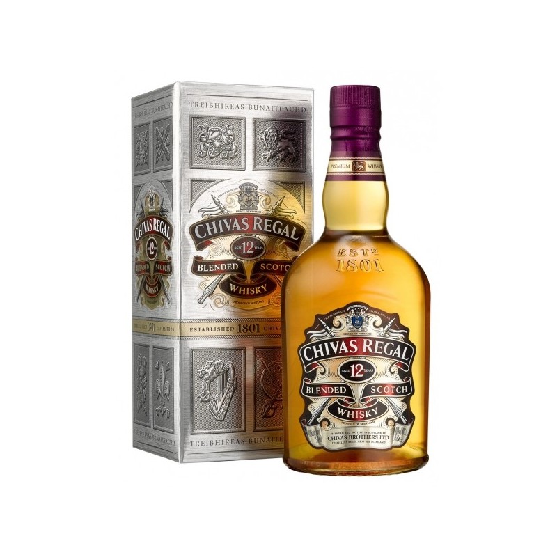 WHISKY CHIVAS 12 AÑOS 1 L
