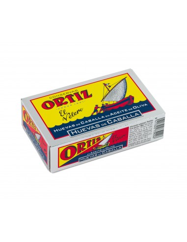 ORTIZ HUEVAS DE CABALLA EN ACEITE DE OLIVA 120 gr