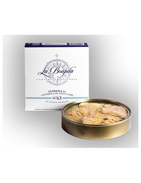 LA BRÚJULA VENTRESCA DE ATÚN CLARO EN ACEITE DE OLIVA RO 280 gr