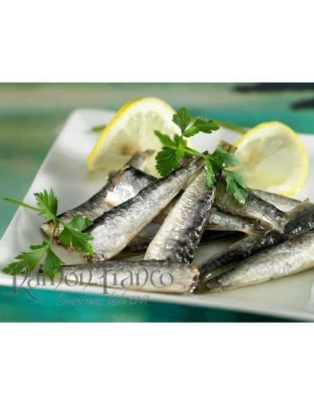 RAMÓN FRANCO SARDINILLAS EN ACEITE DE OLIVA 18/20 Pz OL/125 gr