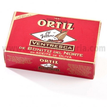 ORTIZ VENTRESCA DE BONITO DEL NORTE EN ACEITE DE OILVA 120 gr