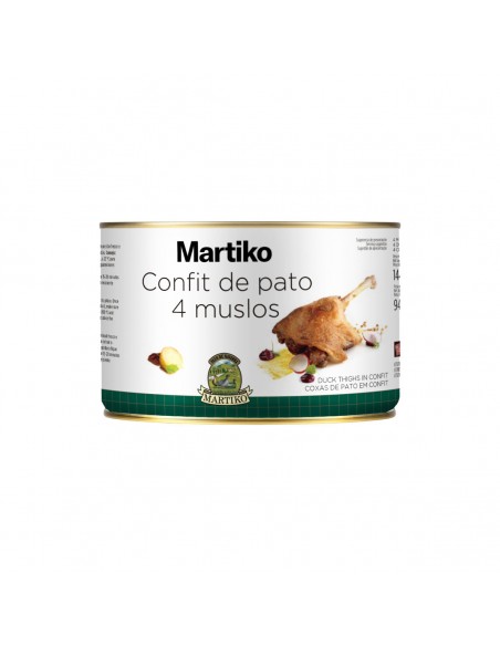 MARTIKO 4 MUSLOS DE PATO EN CONFIT 1400 gr