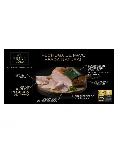 FRIAL PECHUGA DE PAVO 99% LIBRE DE...