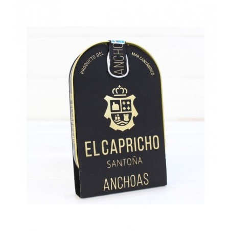 EL CAPRICHO ANCHOAS DEL CANTÁBRICO EN ACEITE DE OLIVA 15/18 FILETES 95 gr