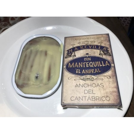 REVILLA ANCHOAS DEL CANTÁBRICO CON MANTEQUILLA ECOLÓGICA 50 gr