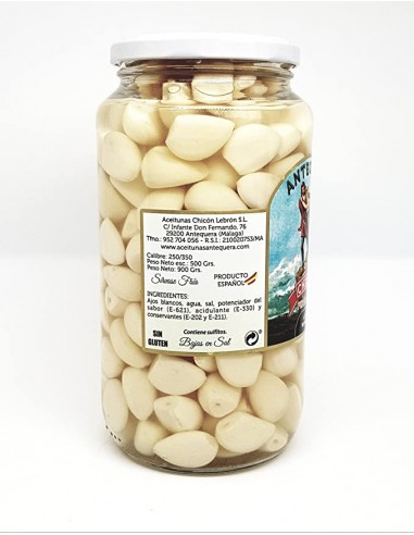 CHICÓN AJOS BLANCOS EN ACEITE 900 gr