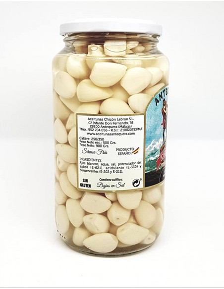 CHICÓN AJOS BLANCOS EN ACEITE 900 gr