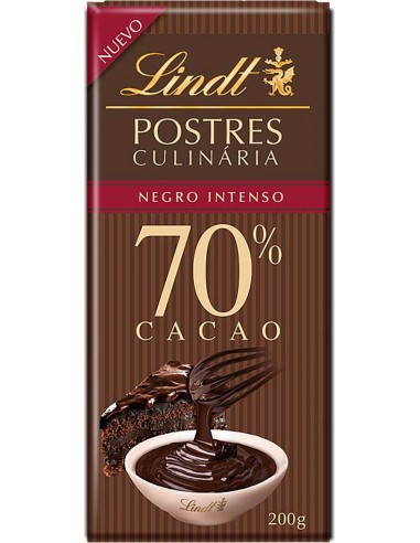 LINDT CHOCOLATE PARA POSTRE 70 %...