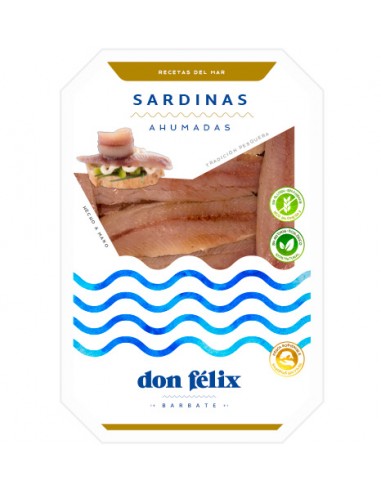 DON FÉLIX SARDINAS AHUMADAS 150 gr