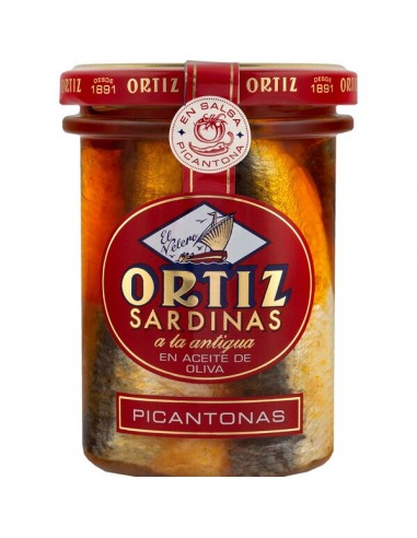 ORTIZ SARDINAS PICANTONAS EN ACEITE...