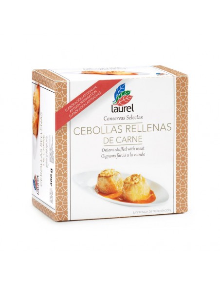 CONSERVAS LAUREL CEBOLLAS RELLENAS DE CARNE 400 GR
