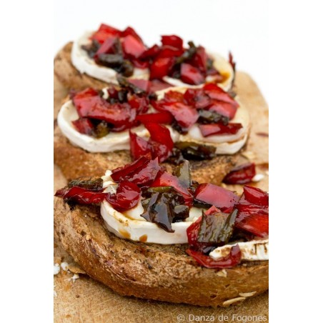 CAPRICHOS PIMENTOS ASADOS CARAMELIZADOS EN VIDRIO 330 gr