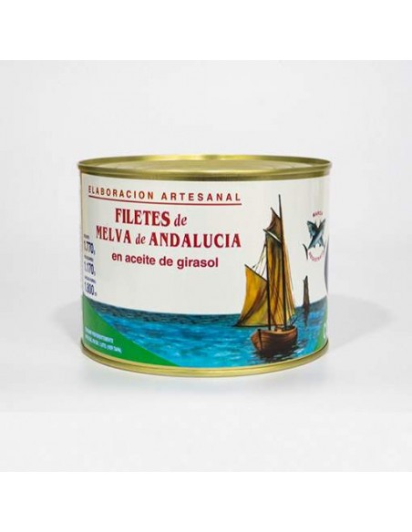 LA TARIFEÑA FILETES DE MELVA DE ALMADRABA DE ANDALUCÍA A.GIRASOL 1800 gr