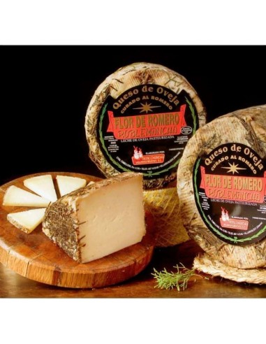 FLOR DE ROMERO QUESO MANCHEGO OVEJA...